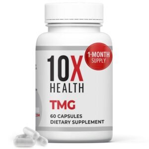 10X Health TMG Supplements - Trimethylglycine Supplement for Liver Support, Heart Wellness, Energy, Regulate Homocysteine Levels with Betaine Anhydrous - Non-GMO & Gluten-Free -... 10X Health TMG Supplements - Trimethylglycine Supplement for Liver Support, Heart Wellness, Energy, Regulate Homocysteine Levels with Betaine Anhydrous - Non-GMO & Gluten-Free -...