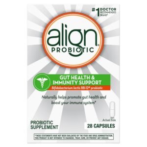 Align Gut Health & Immunity Probiotic, Daily Digestive Support for Women and Men, Helps Support Immune and Digestive Health, 28 Capsules Align Gut Health & Immunity Probiotic, Daily Digestive Support for Women and Men, Helps Support Immune and Digestive Health, 28 Capsules