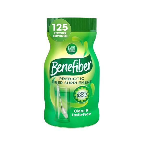Benefiber Daily Prebiotic Fiber Supplement Powder for Digestive Health, Unflavored - 125 Servings (17.6 Ounces) Benefiber Daily Prebiotic Fiber Supplement Powder for Digestive Health, Unflavored - 125 Servings (17.6 Ounces)
