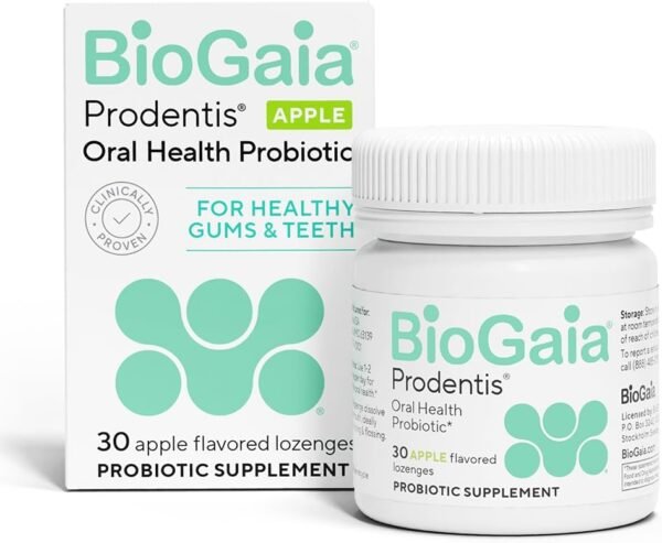 BioGaia Prodentis | Dental Probiotic Lozenges | Promotes Healthy Gums & Teeth | Defends Against Dental Problems | Replenishes Oral Microbiome | Improves Oral Health | Apple... BioGaia Prodentis | Dental Probiotic Lozenges | Promotes Healthy Gums & Teeth | Defends Against Dental Problems | Replenishes Oral Microbiome | Improves Oral Health | Apple...