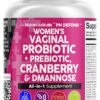 Clean Nutraceuticals Vaginal Probiotics for Women with Cranberry, D-Mannose, Prebiotics, pH Balance Support, Feminine Health, Urinary Tract Cleanse – Capsule Alternative to... Clean Nutraceuticals Vaginal Probiotics for Women with Cranberry, D-Mannose, Prebiotics, pH Balance Support, Feminine Health, Urinary Tract Cleanse – Capsule Alternative to...