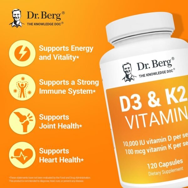Could Dr Berg Nutritionals Vitamin D3 K2 supplement deliver superior health benefits Review inside Could Dr Berg Nutritionals Vitamin D3 K2 supplement deliver superior health benefits Review inside