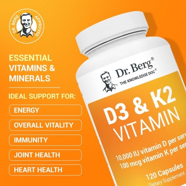 Could Dr Berg Nutritionals Vitamin D3 K2 supplement deliver superior health benefits Review inside Could Dr Berg Nutritionals Vitamin D3 K2 supplement deliver superior health benefits Review inside
