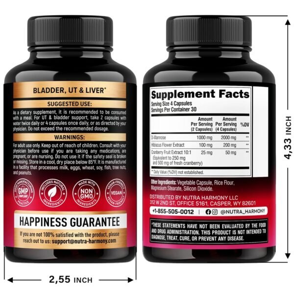 Could NutraHarmony D-Mannose Supplement Really Improve Urinary Tract Health Review Worth Reading