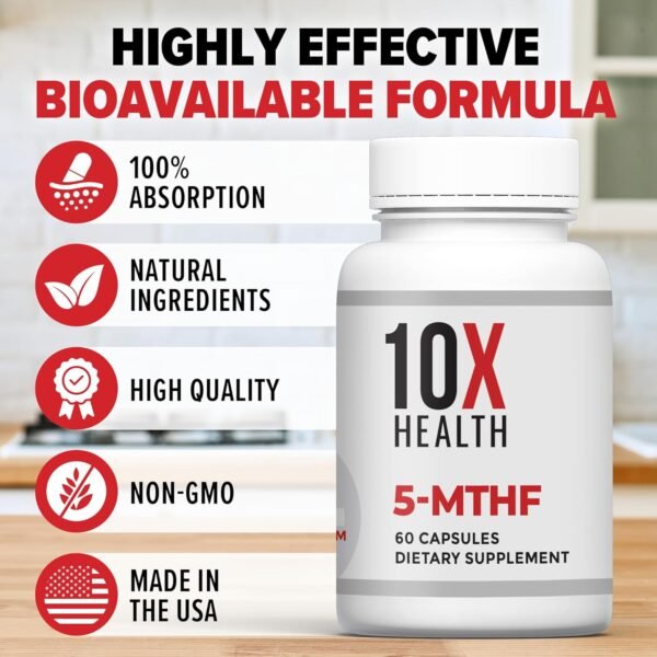 Could the 10X Health System 5 MTHF Supplement be the ultimate vitamin B9 review you need? Could the 10X Health System 5 MTHF Supplement be the ultimate vitamin B9 review you need?
