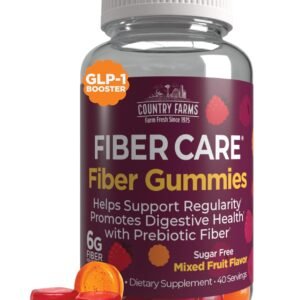 Country Farms Fiber Care Prebiotic Gummies, 6g of Fiber Per Serving, FOS from Beets, Digestive Health, Supports Regularity, Mixed Fruit Flavor, 120 Gummies, 40 Servings, Multi Country Farms Fiber Care Prebiotic Gummies, 6g of Fiber Per Serving, FOS from Beets, Digestive Health, Supports Regularity, Mixed Fruit Flavor, 120 Gummies, 40 Servings, Multi