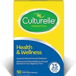 Culturelle Health & Wellness Daily Probiotic Supplement For Men & Women, Helps Support Your Immune System, Occasional Diarrhea, Gas & Bloating, 15 Billion CFUs, Non-GMO, 50 Count Culturelle Health & Wellness Daily Probiotic Supplement For Men & Women, Helps Support Your Immune System, Occasional Diarrhea, Gas & Bloating, 15 Billion CFUs, Non-GMO, 50 Count