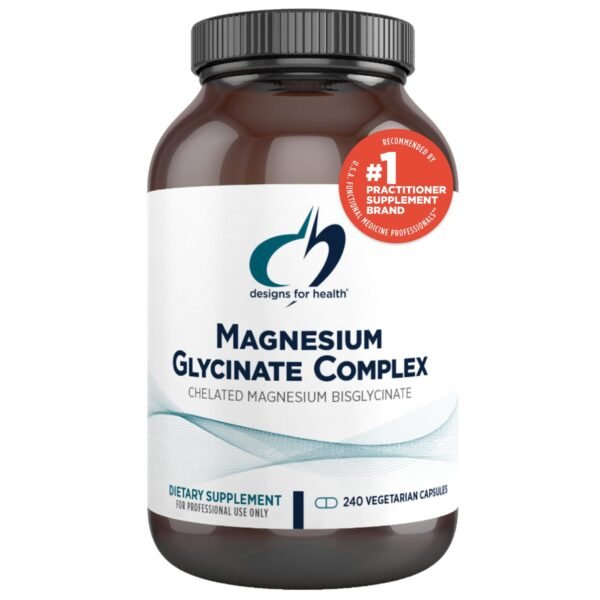 Designs for Health Magnesium Glycinate Complex - Chelated Magnesium Bisglycinate + High Absorption Magnesium Oxide for Heart Health, Immune Support & Bone Strength - Vegan (240... Designs for Health Magnesium Glycinate Complex - Chelated Magnesium Bisglycinate + High Absorption Magnesium Oxide for Heart Health, Immune Support & Bone Strength - Vegan (240...