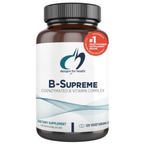 Designs for Health Methylated Vitamin B Complex - Vitamin B Supplements with B12 Vitamins, B1, B3, Niacin, B6, Folate & Biotin - Methylated Multivitamin for Metabolic + Heart...