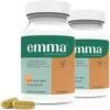 Emma Gut Health - 2 Pack - Gas and Bloating Relief, Constipation, Leaky Gut Repair - Gut Cleanse & Restore Digestion - Regulate Bowel Movement. Probiotics and Laxative... Emma Gut Health - 2 Pack - Gas and Bloating Relief, Constipation, Leaky Gut Repair - Gut Cleanse & Restore Digestion - Regulate Bowel Movement. Probiotics and Laxative...