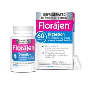 Florajen Digestion Probiotics (Refrigerated) - Advanced Gas & Bloat Supplement with Lactobacillus, Supports Gut Health, Unbloat & Good Flora, Adult Daily Probiotics for... Florajen Digestion Probiotics (Refrigerated) - Advanced Gas & Bloat Supplement with Lactobacillus, Supports Gut Health, Unbloat & Good Flora, Adult Daily Probiotics for...