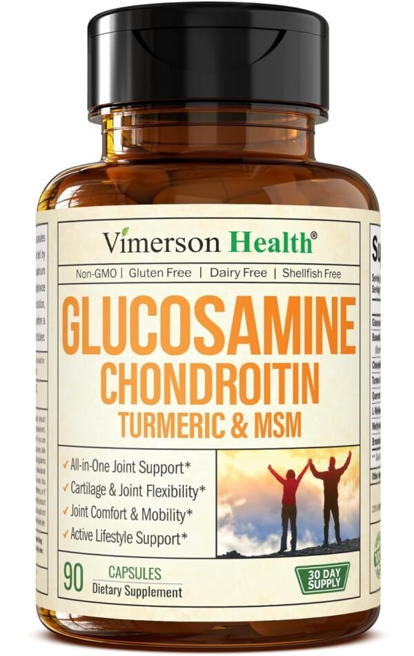 Glucosamine Chondroitin MSM and Turmeric Supplement - Joint Support Supplement for Women & Men with Boswellia & Glucosamine Sulfate 1500 mg. Used for Cartilage & Joint Health &... Glucosamine Chondroitin MSM and Turmeric Supplement - Joint Support Supplement for Women & Men with Boswellia & Glucosamine Sulfate 1500 mg. Used for Cartilage & Joint Health &...