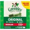 Greenies Original Regular Natural Dog Dental Care Dog Treats (36 Treats) Greenies Original Regular Natural Dog Dental Care Dog Treats (36 Treats)