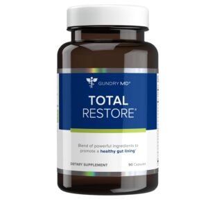 Gundry MD Total Restore Gut Lining Support, Digestive Supplement for Gastrointestinal Wellness, Gut Health Supplement, Gut Health for Women and Men, 90 Capsules (1) Gundry MD Total Restore Gut Lining Support, Digestive Supplement for Gastrointestinal Wellness, Gut Health Supplement, Gut Health for Women and Men, 90 Capsules (1)
