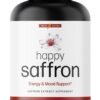 Happy Saffron Supplements - 100% Pure Saffron Extract Supplement for Eye Health Support - Mood Enhancer for Women & Men (90 Servings) Happy Saffron Supplements - 100% Pure Saffron Extract Supplement for Eye Health Support - Mood Enhancer for Women & Men (90 Servings)