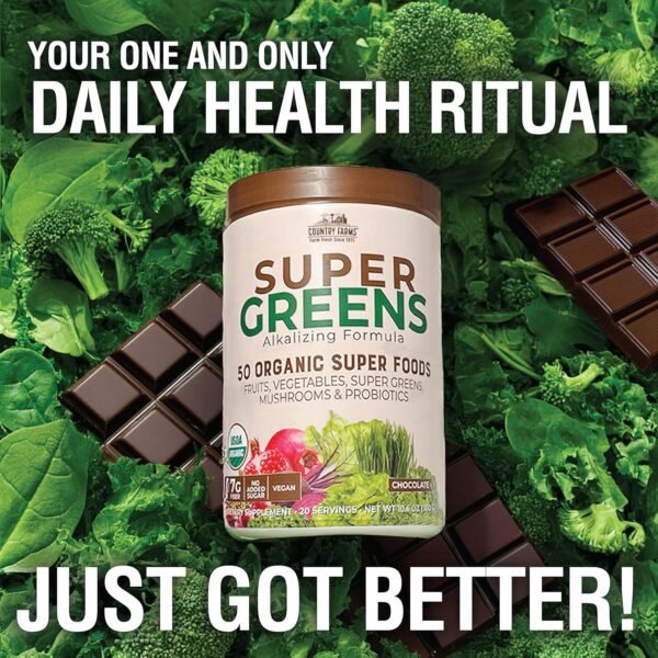 How does COUNTRY FARMS Organic Super Greens Chocolate flavor review reveal true health benefits? How does COUNTRY FARMS Organic Super Greens Chocolate flavor review reveal true health benefits?
