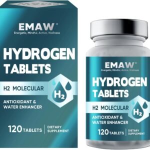 Hydrogen Water Tablets, 120 Tablets Fast-Dissolving H2 Molecular Hydrogen Supplements with Magnesium, Brain Health and Cognitive Function, Antioxidant Support and Energy Boost Hydrogen Water Tablets, 120 Tablets Fast-Dissolving H2 Molecular Hydrogen Supplements with Magnesium, Brain Health and Cognitive Function, Antioxidant Support and Energy Boost