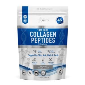 Hydrolyzed Collagen Peptides Powder, Grass Fed, High Protein, Unflavored, Gluten-Free, Paleo & Keto Friendly, 10g per Serving (450g) Supports Skin, Hair, Nails, Joints, & Bones Hydrolyzed Collagen Peptides Powder, Grass Fed, High Protein, Unflavored, Gluten-Free, Paleo & Keto Friendly, 10g per Serving (450g) Supports Skin, Hair, Nails, Joints, & Bones