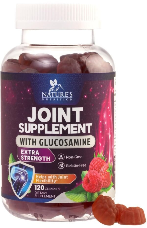 Joint Support Gummies Glucosamine Plus Vitamin E - Nature's Joint Support Supplement for Occasional Discomfort for Back, Knees & Hands - Cartilage & Joint Health & Flexibility... Joint Support Gummies Glucosamine Plus Vitamin E - Nature's Joint Support Supplement for Occasional Discomfort for Back, Knees & Hands - Cartilage & Joint Health & Flexibility...