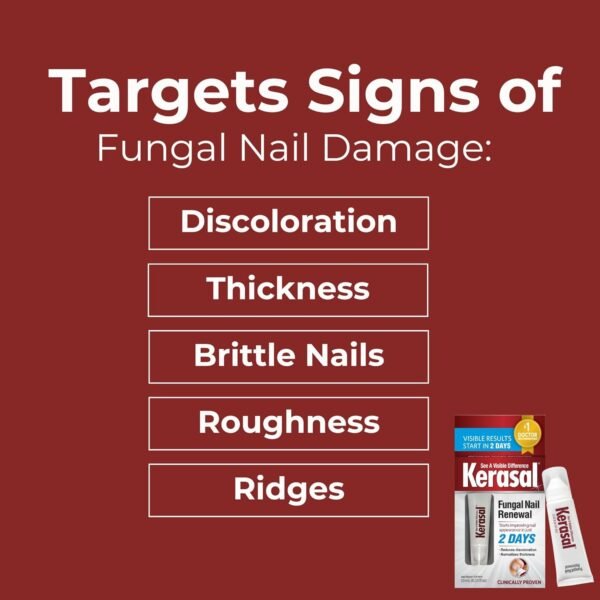 Kerasal Nail Renewal, Restores Appearance of Discolored or Damaged Nails, 0.33 fl oz (Packaging May Vary) Kerasal Nail Renewal, Restores Appearance of Discolored or Damaged Nails, 0.33 fl oz (Packaging May Vary)