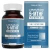 L Methyl Folate 1000 mcg Plus Methyl B12 Cofactor – Active 5-MTHF Form - Supports Mood, Methylation, Cognition – Highly Bioavailable Bioactive Forms of Vitamin B9 & B12 (60...