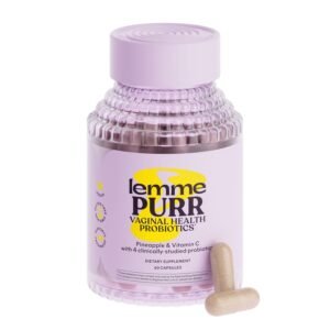 Lemme Purr Vaginal Probiotics for Women - Promotes pH Balance, Healthy Vaginal Odor & Urinary Tract Health w/Lactobacillus Blend, Clinically Tested Strains, Pineapple & Vitamin... Lemme Purr Vaginal Probiotics for Women - Promotes pH Balance, Healthy Vaginal Odor & Urinary Tract Health w/Lactobacillus Blend, Clinically Tested Strains, Pineapple & Vitamin...
