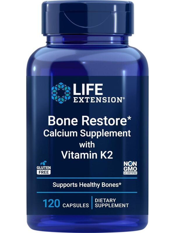 Life Extension Bone Restore + Vitamin K2 Vitamins & Minerals Maintain Bone Health & Strength - Fortifying Nutrients Calcium, D3 & Important Bone Building Minerals - Non-GMO,... Life Extension Bone Restore + Vitamin K2 Vitamins & Minerals Maintain Bone Health & Strength - Fortifying Nutrients Calcium, D3 & Important Bone Building Minerals - Non-GMO,...