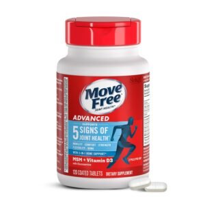 Move Free Advanced Glucosamine Chondroitin MSM + Vitamin D3 Joint Support Supplement, Supports Mobility Comfort Strength Flexibility & Bone + Immune Health - 120 Tablets (60... Move Free Advanced Glucosamine Chondroitin MSM + Vitamin D3 Joint Support Supplement, Supports Mobility Comfort Strength Flexibility & Bone + Immune Health - 120 Tablets (60...