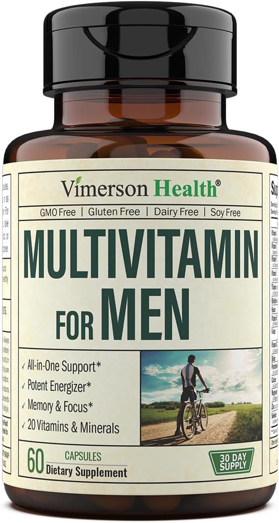 Multivitamin for Men - Daily Mens Multivitamins & Multiminerals with Vitamin D, Vitamin C, B12 Zinc & More. Essential Vitamins for Men for Energy, Focus, Stamina, Performance,... Multivitamin for Men - Daily Mens Multivitamins & Multiminerals with Vitamin D, Vitamin C, B12 Zinc & More. Essential Vitamins for Men for Energy, Focus, Stamina, Performance,...
