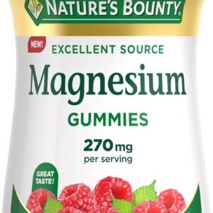 Nature's Bounty Magnesium 270mg Gummies, Supports Bone, Nerve, Muscle and Heart Health, 90 Gummies Nature's Bounty Magnesium 270mg Gummies, Supports Bone, Nerve, Muscle and Heart Health, 90 Gummies
