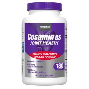 Nutramax Cosamin® DS Joint Health Supplement with Glucosamine & Chondroitin for Men’s & Women's Joint Health, 180 Capsules Nutramax Cosamin® DS Joint Health Supplement with Glucosamine & Chondroitin for Men’s & Women's Joint Health, 180 Capsules