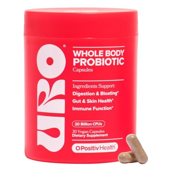 O Positiv URO Whole Body Probiotic – 3-in-1 Probiotic Supporting Gut, Skin, and Oral Microbiomes & Digestive Health – 20B+ CFUs, Licorice Root, Dandelion – Non-GMO, Vegan,... O Positiv URO Whole Body Probiotic – 3-in-1 Probiotic Supporting Gut, Skin, and Oral Microbiomes & Digestive Health – 20B+ CFUs, Licorice Root, Dandelion – Non-GMO, Vegan,...