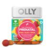 OLLY Prenatal Multivitamin Gummy, Supports Healthy Growth and Brain Development, Folic Acid, Vitamin D, Omega 3 DHA, Chewable Supplement, Citrus Berry Flavor, 30 Day Supply - 60... OLLY Prenatal Multivitamin Gummy, Supports Healthy Growth and Brain Development, Folic Acid, Vitamin D, Omega 3 DHA, Chewable Supplement, Citrus Berry Flavor, 30 Day Supply - 60...