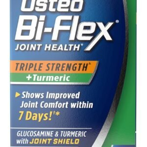 Osteo Bi-Flex Glucosamine Triple Strength Plus Turmeric Supplement with Curcumin for Joint Support and Range of Motion, 60 Day Supply, 120 Coated Tablets, Joint Health... Osteo Bi-Flex Glucosamine Triple Strength Plus Turmeric Supplement with Curcumin for Joint Support and Range of Motion, 60 Day Supply, 120 Coated Tablets, Joint Health...