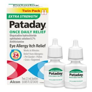 Pataday Once Daily Relief Extra Strength Relief 2.5ml, 2 Count Pataday Once Daily Relief Extra Strength Relief 2.5ml, 2 Count