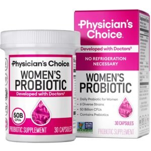 Physician's CHOICE Probiotics for Women - PH Balance, Digestive, UT, & Feminine Health - 50 Billion CFU - 6 Unique Strains for Her - Organic Prebiotics, Cranberry Extract+ -... Physician's CHOICE Probiotics for Women - PH Balance, Digestive, UT, & Feminine Health - 50 Billion CFU - 6 Unique Strains for Her - Organic Prebiotics, Cranberry Extract+ -...
