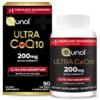 Qunol CoQ10 200mg Softgels, Ultra CoQ10 - Ultra High Absorption Coenzyme Q10 Supplements - Antioxidant Supplement for Vascular and Heart Health & Energy Production, 90 Count Qunol CoQ10 200mg Softgels, Ultra CoQ10 - Ultra High Absorption Coenzyme Q10 Supplements - Antioxidant Supplement for Vascular and Heart Health & Energy Production, 90 Count