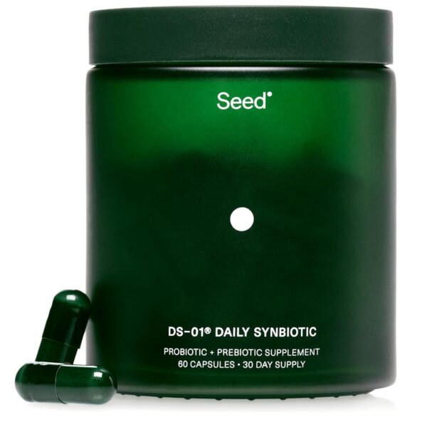 Seed DS-01 Daily Synbiotic - Prebiotic and Probiotic for Women & Men - Digestive Health, Gut Health, Immune Support, Bloating & Constipation Relief - Vegan & Shelf-Stable - 60... Seed DS-01 Daily Synbiotic - Prebiotic and Probiotic for Women & Men - Digestive Health, Gut Health, Immune Support, Bloating & Constipation Relief - Vegan & Shelf-Stable - 60...