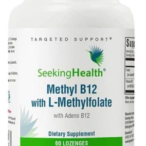 Seeking Health Methyl B12 with L-Methylfolate - MTHFR Support Supplement - Methylation Support Supplement - Lozenges to Support Brain Health & Energy - 60 Lozenges