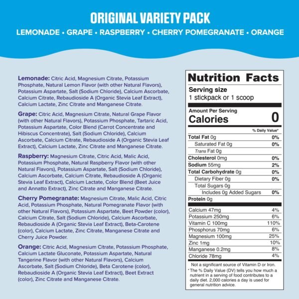 Ultima Replenisher Daily Electrolyte Powder Drink Mix – Original Variety, 20 Stickpacks – Hydration Packets with 6 Electrolytes and Minerals – Keto Friendly, Vegan, Non-GMO and... Ultima Replenisher Daily Electrolyte Powder Drink Mix – Original Variety, 20 Stickpacks – Hydration Packets with 6 Electrolytes and Minerals – Keto Friendly, Vegan, Non-GMO and...
