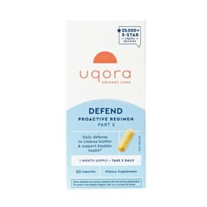 Uqora Defend - Urinary Tract Health Supplement - Support Bladder Health & Cleanse Biofilm* with D-Mannose, Green Tea Extract, Turmeric Extract & More - Gluten-Free - 60 Capsules... Uqora Defend - Urinary Tract Health Supplement - Support Bladder Health & Cleanse Biofilm* with D-Mannose, Green Tea Extract, Turmeric Extract & More - Gluten-Free - 60 Capsules...