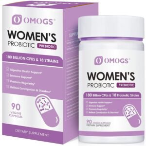 Women's Probiotic 180 Billion CFUs 18 Strains, with Organic Prebiotics, Cranberry Extract, D-Mannose & Digestive Enzymes, for Digestive, Boost Immune, PH Balance & Urethral... Women's Probiotic 180 Billion CFUs 18 Strains, with Organic Prebiotics, Cranberry Extract, D-Mannose & Digestive Enzymes, for Digestive, Boost Immune, PH Balance & Urethral...