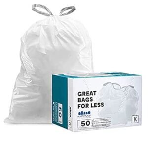 41bYC6dEekS._SY445_SX342_QL70_ML2_ Plasticplace Custom Fit Trash Bags for Code K Review Durable Tear-Resistant Drawstring Design