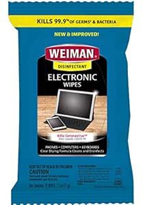 41sZ9-p5tGL._SX300_SY300_QL70_ML2_ Weiman Disinfecting Electronic Wipes Review Best Household Cleaning Solution for Screens