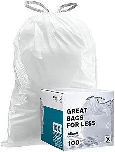 510BvRFIfFS.__AC_SX300_SY300_QL70_FMwebp_ Plasticplace Custom Fit Trash Bags Review Perfect for simplehuman Code X Durable Drawstring Liners