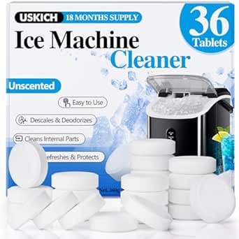 51gI4NYfPZL._SY445_SX342_QL70_ML2_ USKICH Ice Machine Cleaner Review Powerful Descaler Tablets for Clear Fresh Ice