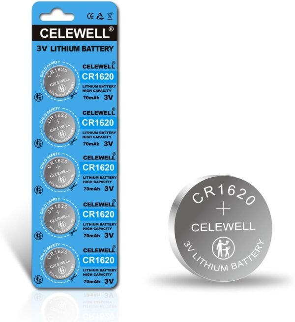 61E-pzArcIL._AC_SL1500_ CR1620 Battery Review for Key Fob Trackers by CELEWELL High Performance