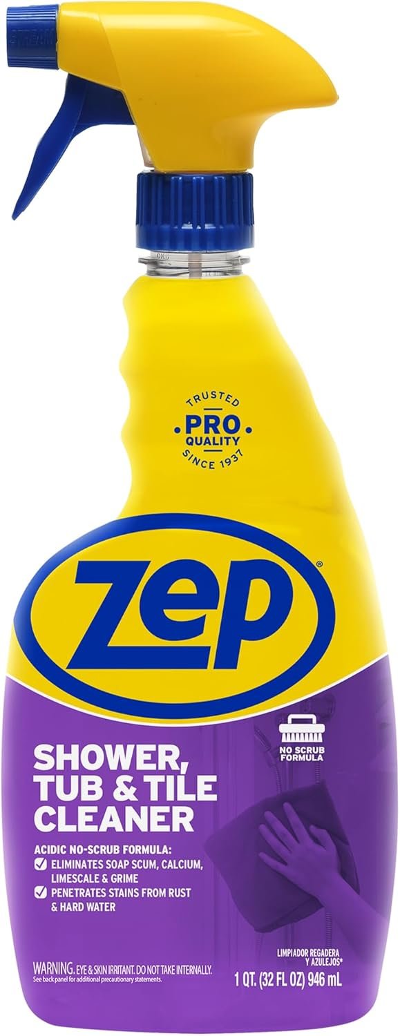 61FWzTH5LdL._AC_SL1500_ Zep Shower Tub and Tile Cleaner Review Breaking Down Soap Scum and Rust Effortlessly