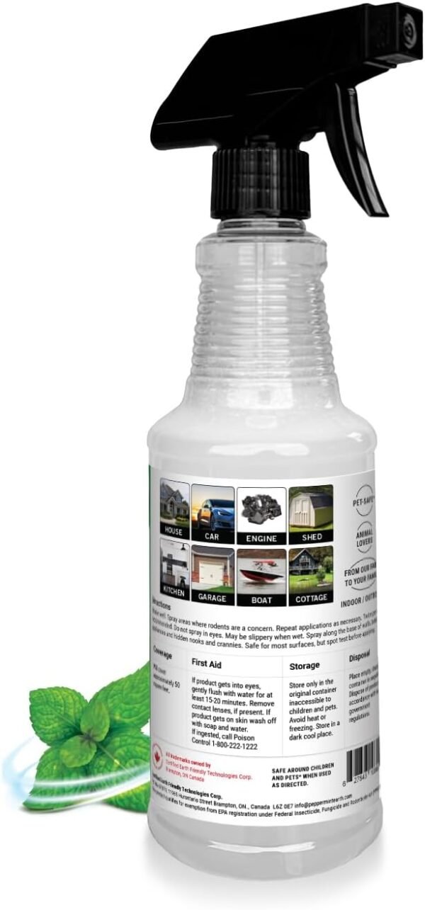61HtbRCGrBL._AC_SL1500_ Powermint Rodent Repellent Spray Review Best Natural Peppermint Oil Pest Control