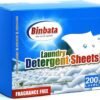 61NSTKCZv1L._AC_SL1142_ Binbata Laundry Detergent Sheets Review Eco Friendly Plastic Free Cleaning Power